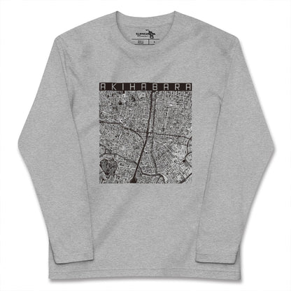 【秋葉原（東京都）】地図柄ロングスリーブTシャツ