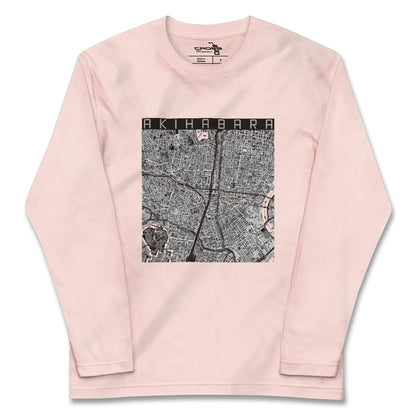 【秋葉原（東京都）】地図柄ロングスリーブTシャツ