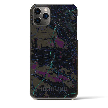 【あきる野（東京都）】地図柄iPhoneケース（バックカバータイプ）