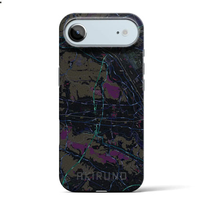 【あきる野（東京都）】地図柄iPhoneケース（バックカバータイプ）