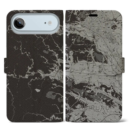 【あきる野（東京都）】地図柄iPhoneケース（手帳タイプ）