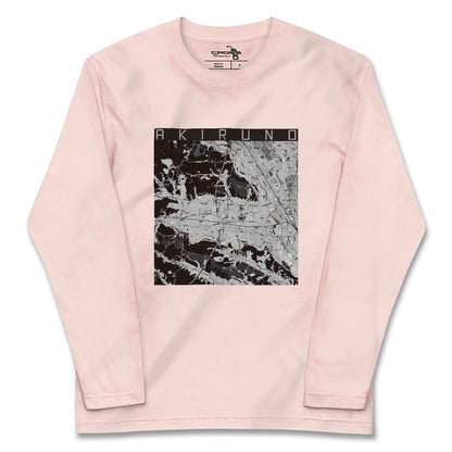 【あきる野（東京都）】地図柄ロングスリーブTシャツ