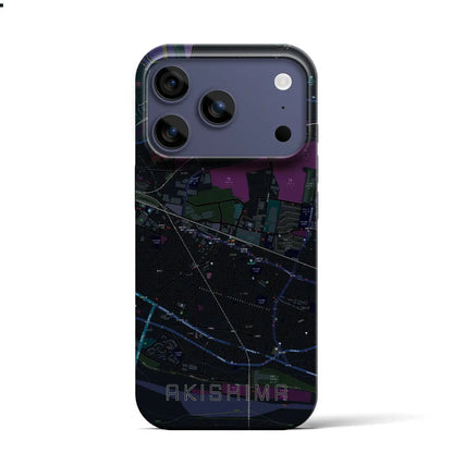 【昭島（東京都）】地図柄iPhoneケース（バックカバータイプ）