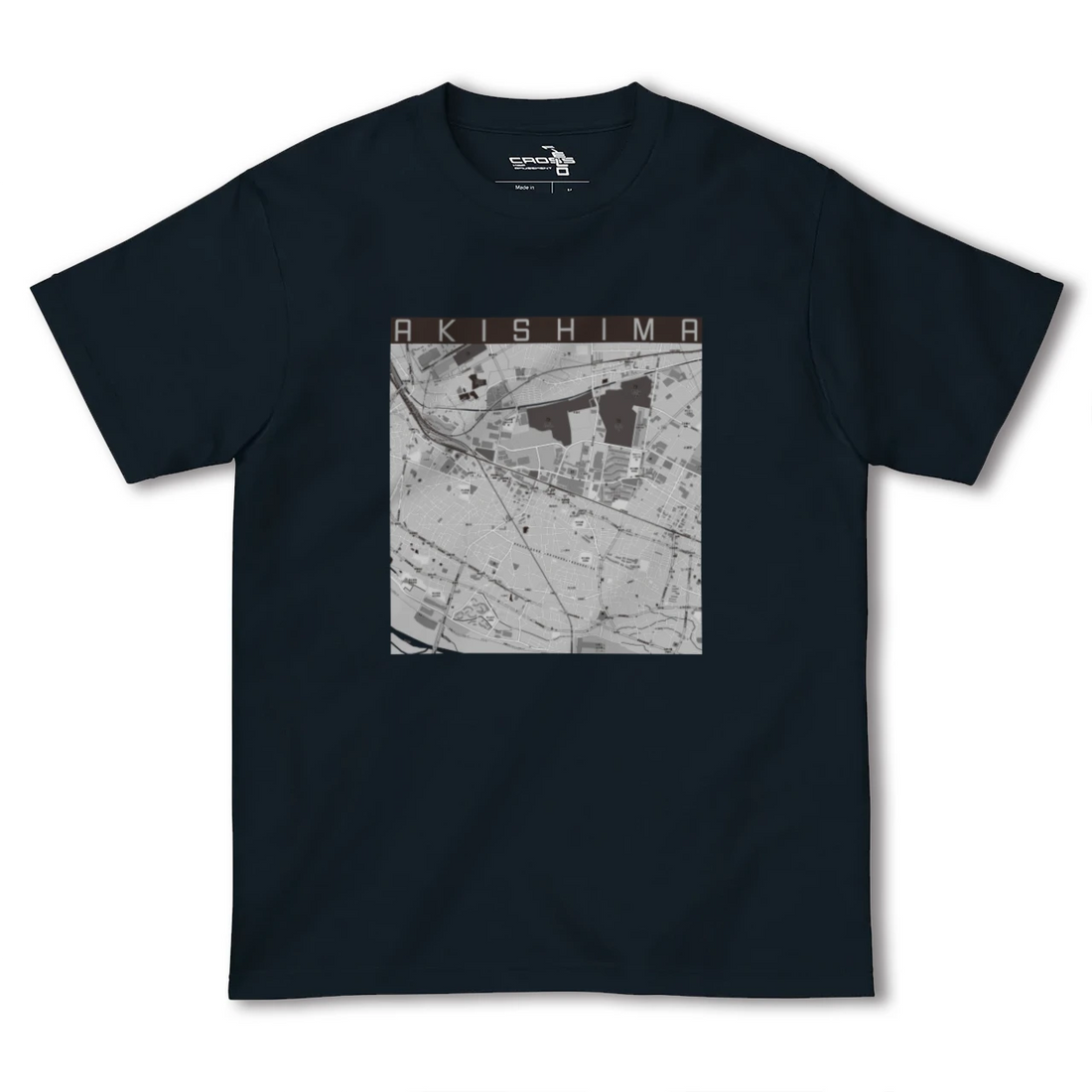 【昭島(東京都)】地図柄ヘビーウェイトTシャツ