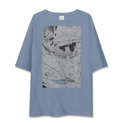 【昭島（東京都）】地図柄ビッグシルエットTシャツ