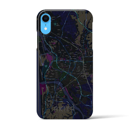 【秋田（秋田県）】地図柄iPhoneケース（バックカバータイプ）