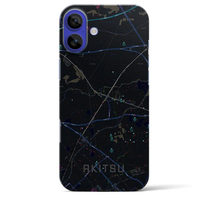 【秋津（東京都）】地図柄iPhoneケース（バックカバータイプ）