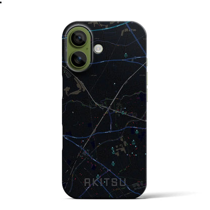 【秋津（東京都）】地図柄iPhoneケース（バックカバータイプ）