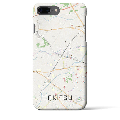 【秋津（東京都）】地図柄iPhoneケース（バックカバータイプ）