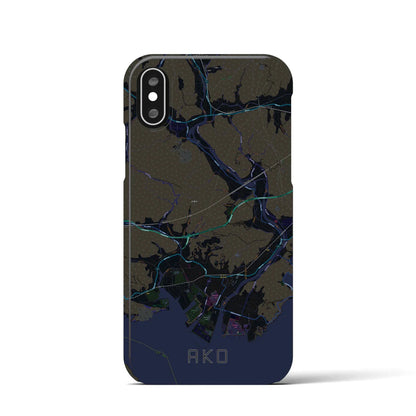 【赤穂（兵庫県）】地図柄iPhoneケース（バックカバータイプ）