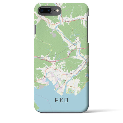 【赤穂（兵庫県）】地図柄iPhoneケース（バックカバータイプ）