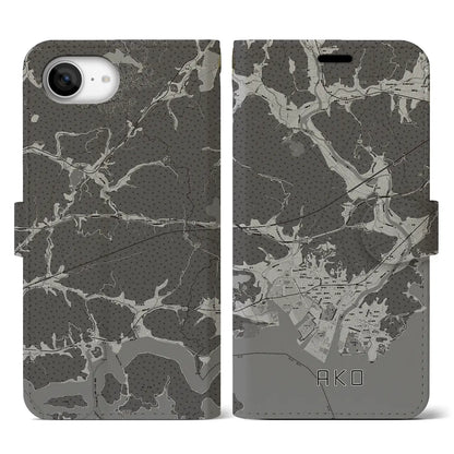 【赤穂（兵庫県）】地図柄iPhoneケース（手帳タイプ）