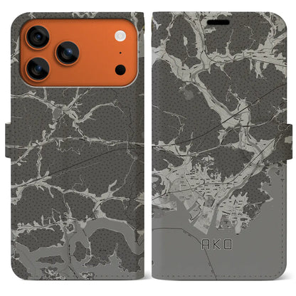 【赤穂（兵庫県）】地図柄iPhoneケース（手帳タイプ）