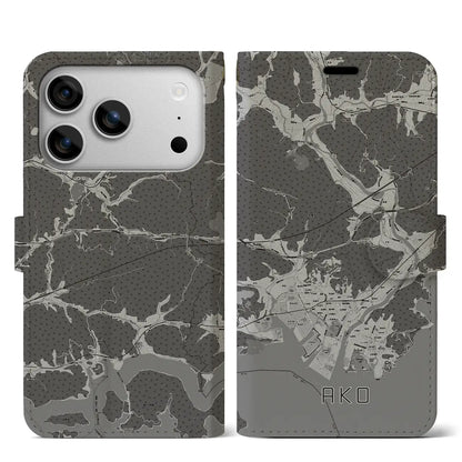 【赤穂（兵庫県）】地図柄iPhoneケース（手帳タイプ）