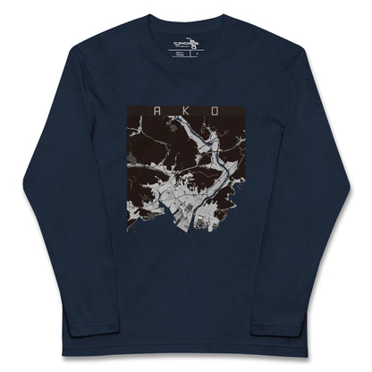 【赤穂（兵庫県）】地図柄ロングスリーブTシャツ