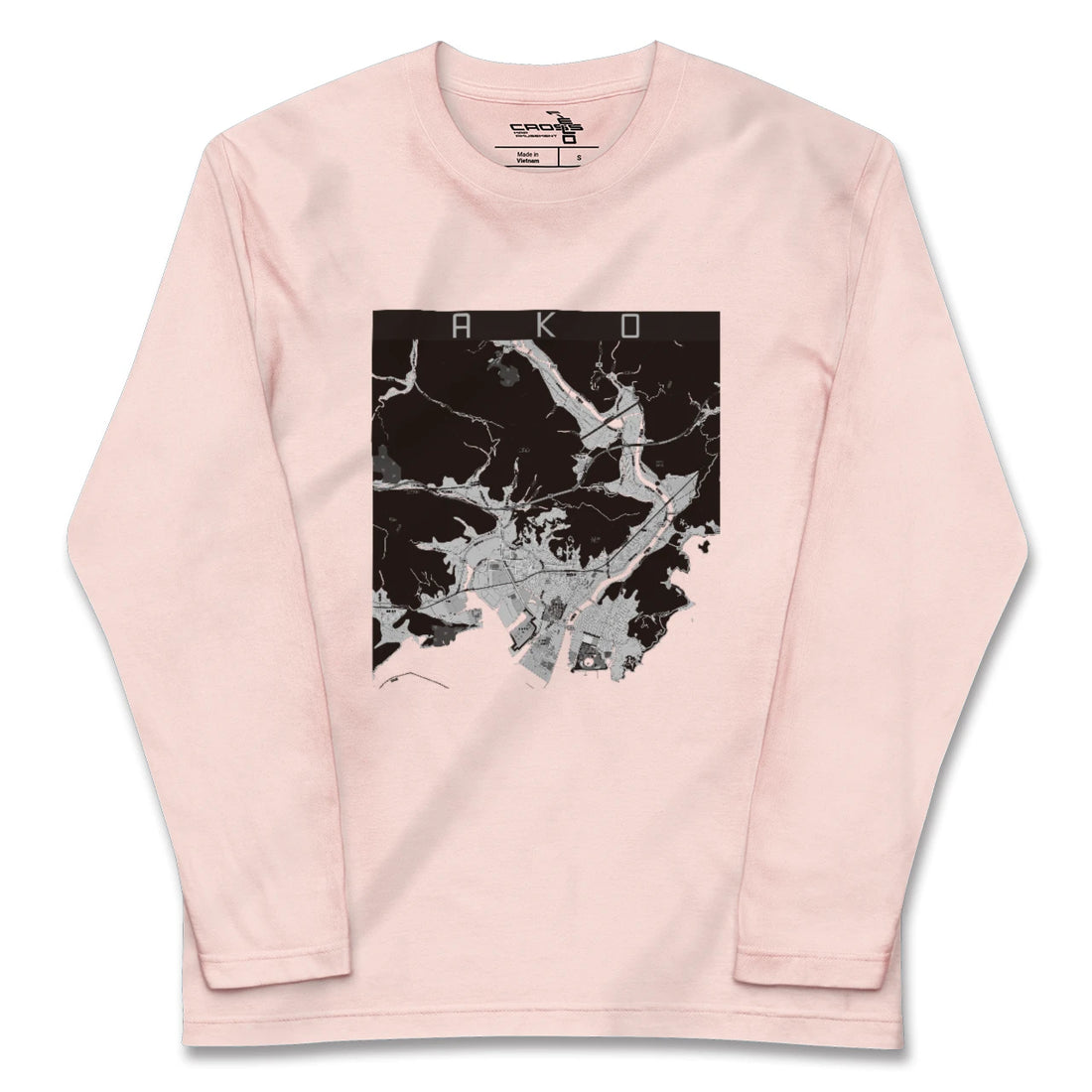 【赤穂（兵庫県）】地図柄ロングスリーブTシャツ