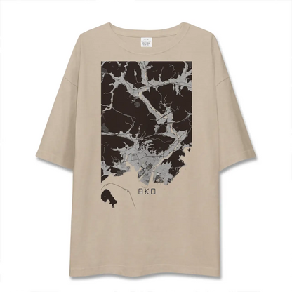【赤穂（兵庫県）】地図柄ビッグシルエットTシャツ
