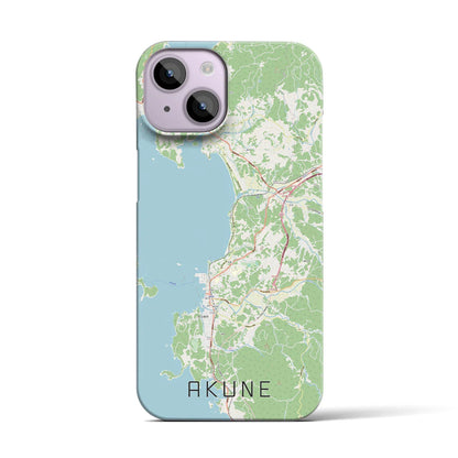 【阿久根（鹿児島県）】地図柄iPhoneケース（バックカバータイプ）