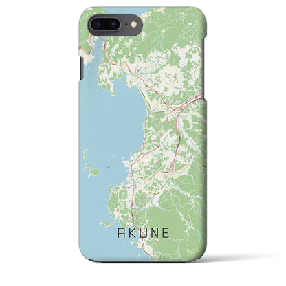 【阿久根（鹿児島県）】地図柄iPhoneケース（バックカバータイプ）