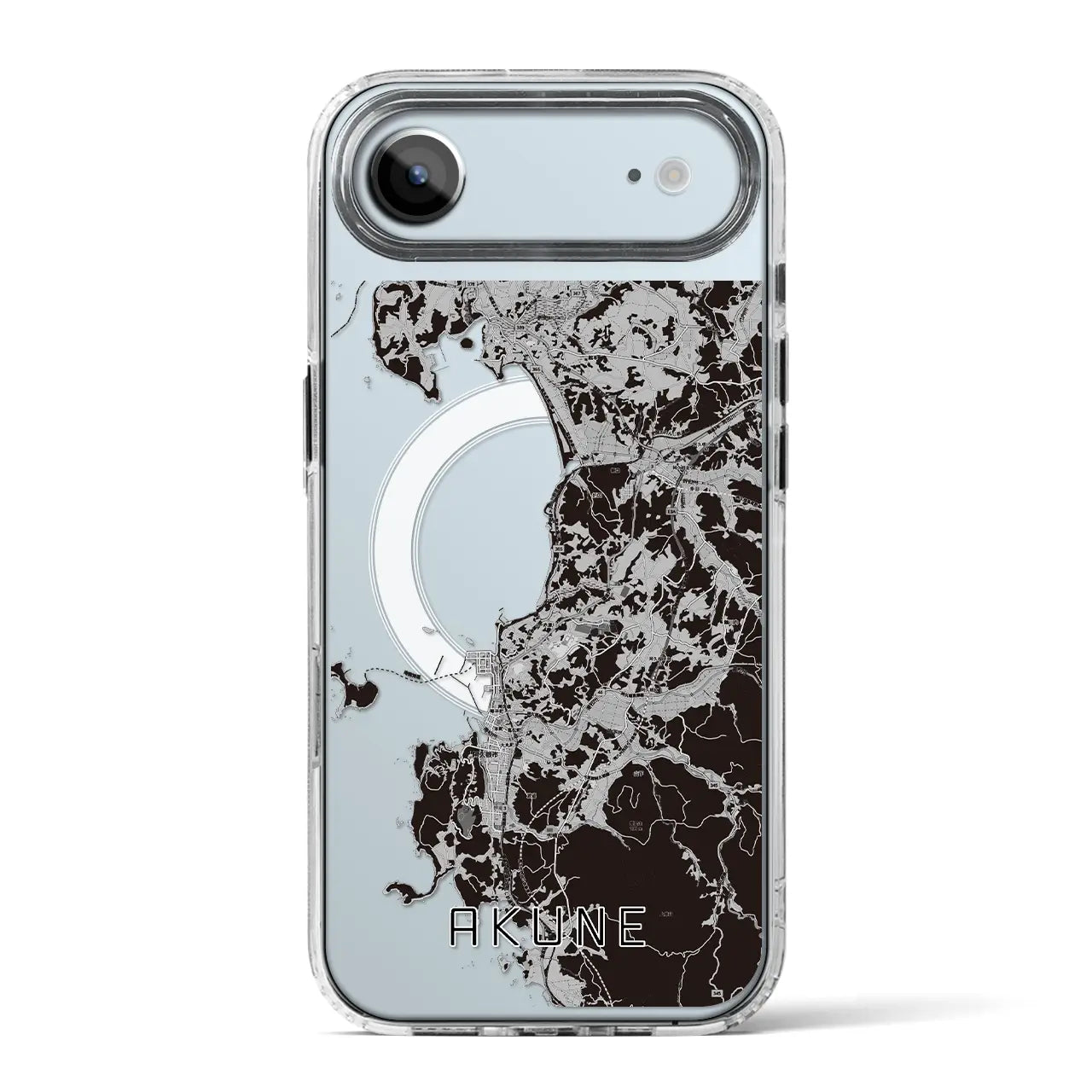 【阿久根（鹿児島県）】地図柄iPhoneケース（MagSafeタイプ）