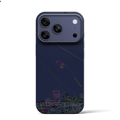 【アルカトラズ島（アメリカ）】地図柄iPhoneケース（バックカバータイプ）