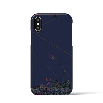 【アルカトラズ島（アメリカ）】地図柄iPhoneケース（バックカバータイプ）