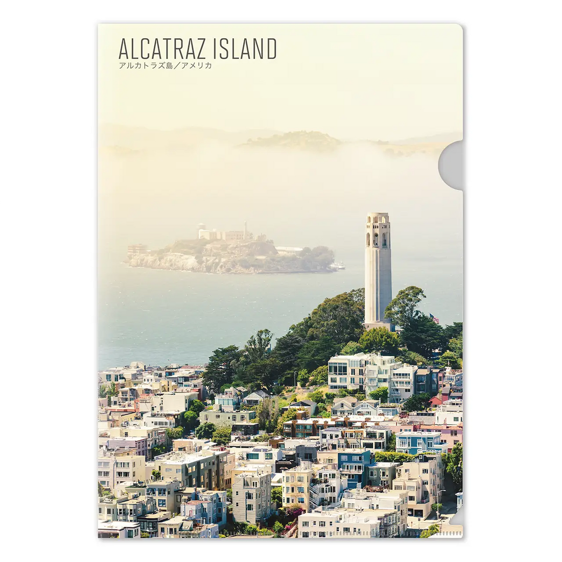 【アルカトラズ島（アメリカ）】Map World クリアファイル