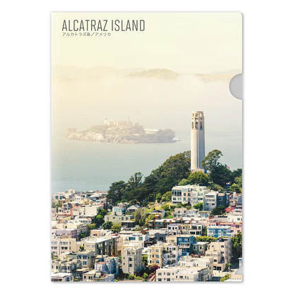 【アルカトラズ島（アメリカ）】Map World クリアファイル