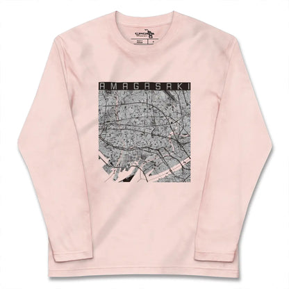 【尼崎（兵庫県）】地図柄ロングスリーブTシャツ