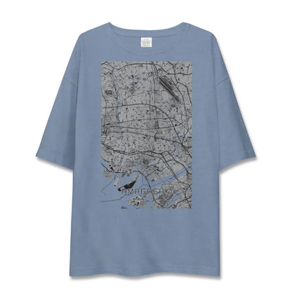 【尼崎（兵庫県）】地図柄ビッグシルエットTシャツ