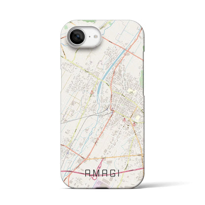 【甘木（福岡県）】地図柄iPhoneケース（バックカバータイプ）