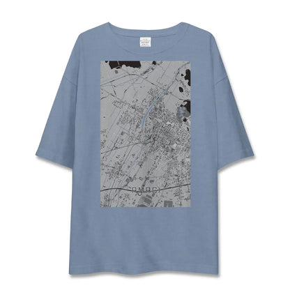 【甘木（福岡県）】地図柄ビッグシルエットTシャツ