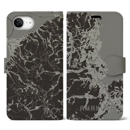 【天草（熊本県）】地図柄iPhoneケース（手帳タイプ）