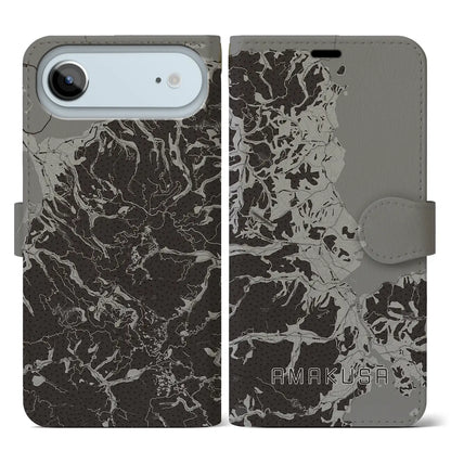 【天草（熊本県）】地図柄iPhoneケース（手帳タイプ）