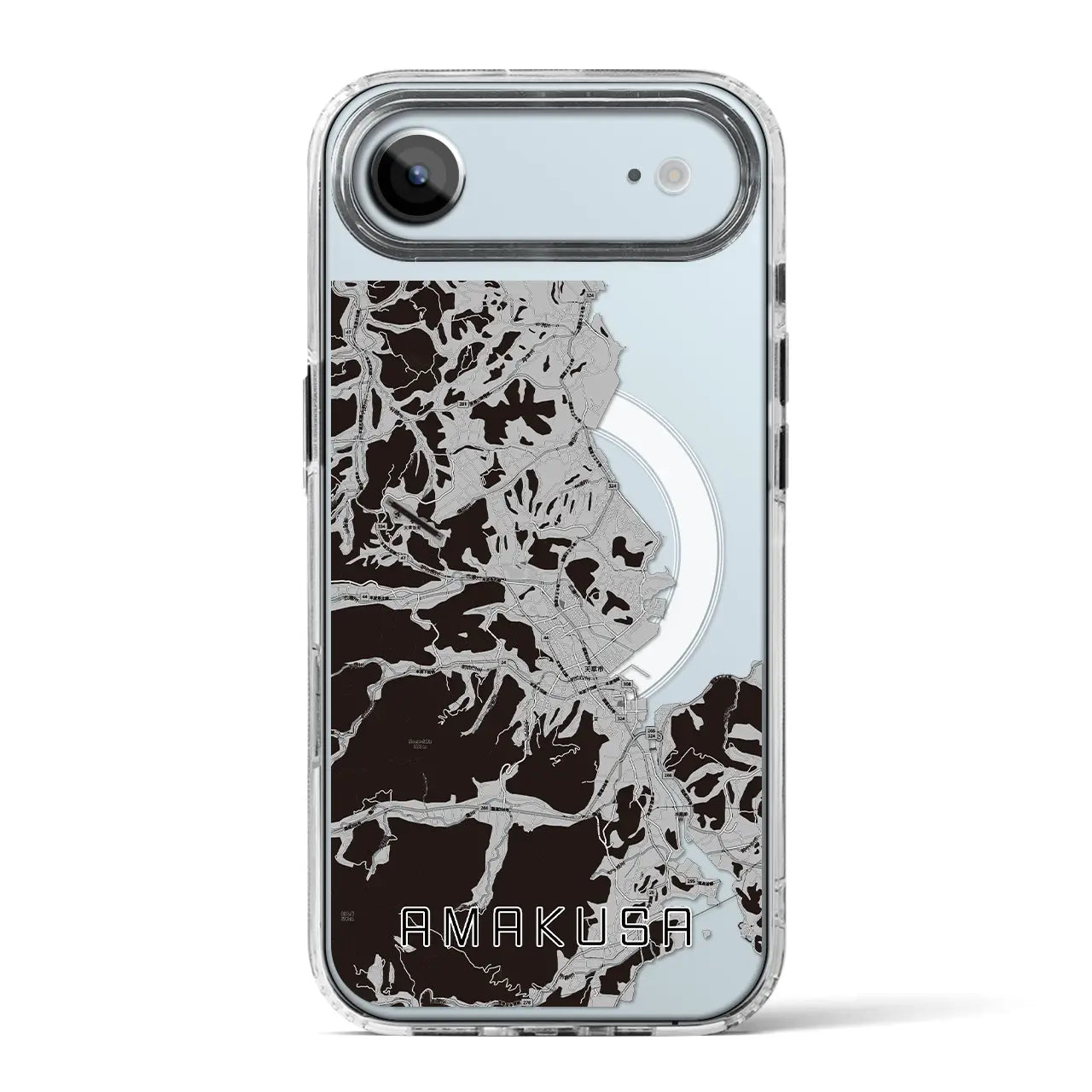 【天草（熊本県）】地図柄iPhoneケース（MagSafeタイプ）