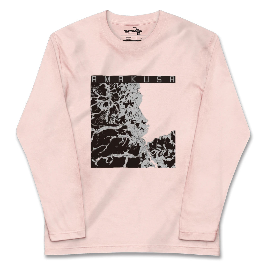 【天草（熊本県）】地図柄ロングスリーブTシャツ