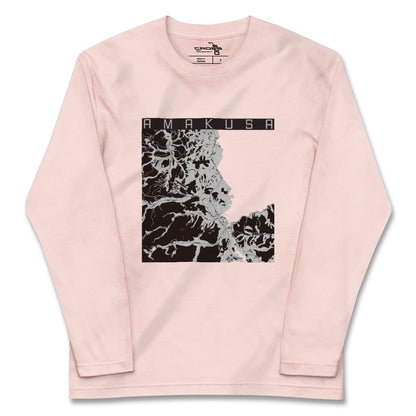 【天草（熊本県）】地図柄ロングスリーブTシャツ