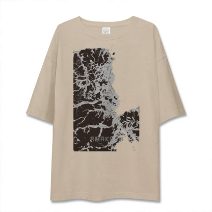【天草（熊本県）】地図柄ビッグシルエットTシャツ