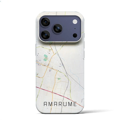 【余目（山形県）】地図柄iPhoneケース（バックカバータイプ）