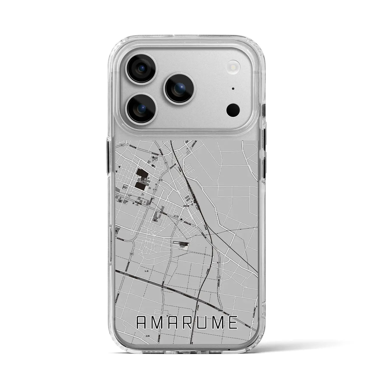 【余目（山形県）】地図柄iPhoneケース（MagSafeタイプ）