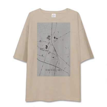 【余目（山形県）】地図柄ビッグシルエットTシャツ