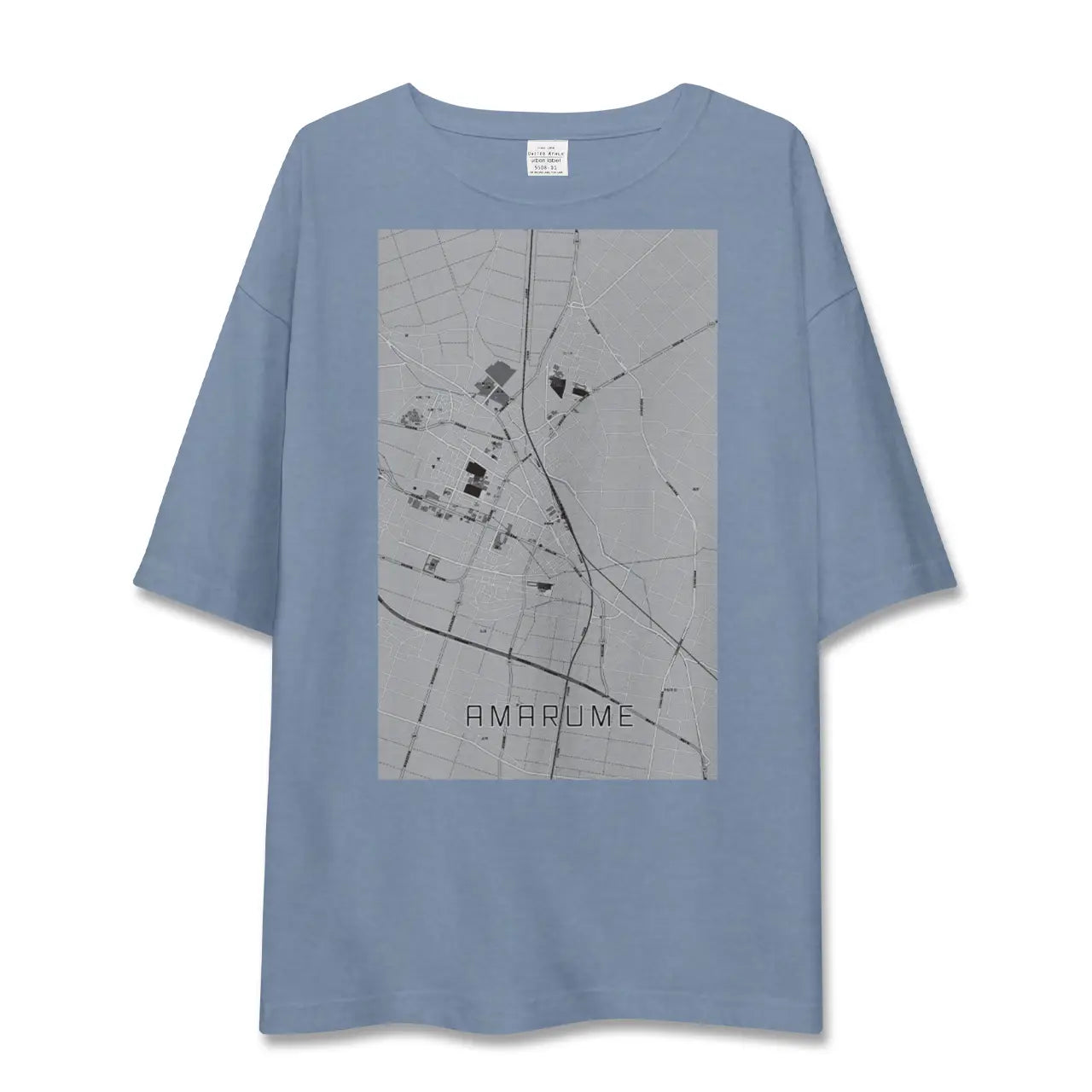 【余目（山形県）】地図柄ビッグシルエットTシャツ