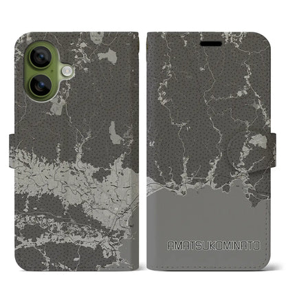 【天津小湊（千葉県）】地図柄iPhoneケース（手帳タイプ）