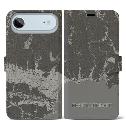 【天津小湊（千葉県）】地図柄iPhoneケース（手帳タイプ）