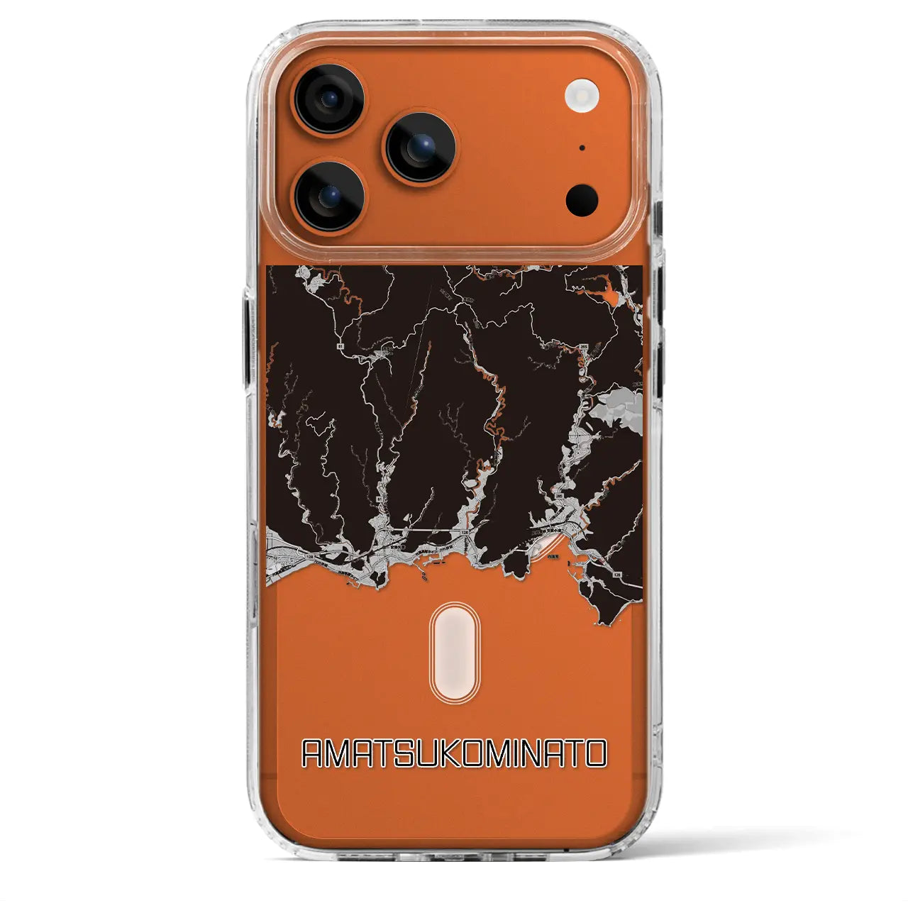 【天津小湊（千葉県）】地図柄iPhoneケース（MagSafeタイプ）