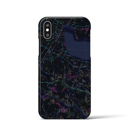 【阿見（茨城県）】地図柄iPhoneケース（バックカバータイプ）