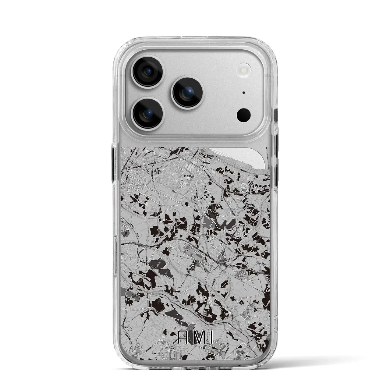 【阿見（茨城県）】地図柄iPhoneケース（MagSafeタイプ）