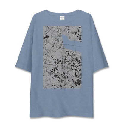 【阿見（茨城県）】地図柄ビッグシルエットTシャツ
