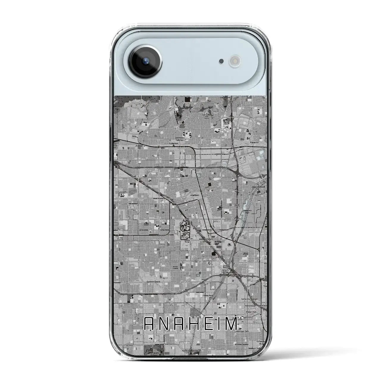 【アナハイム（アメリカ）】地図柄iPhoneケース（クリアタイプ）