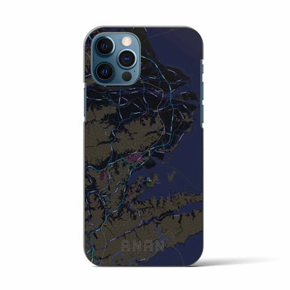 【阿南（徳島県）】地図柄iPhoneケース（バックカバータイプ）